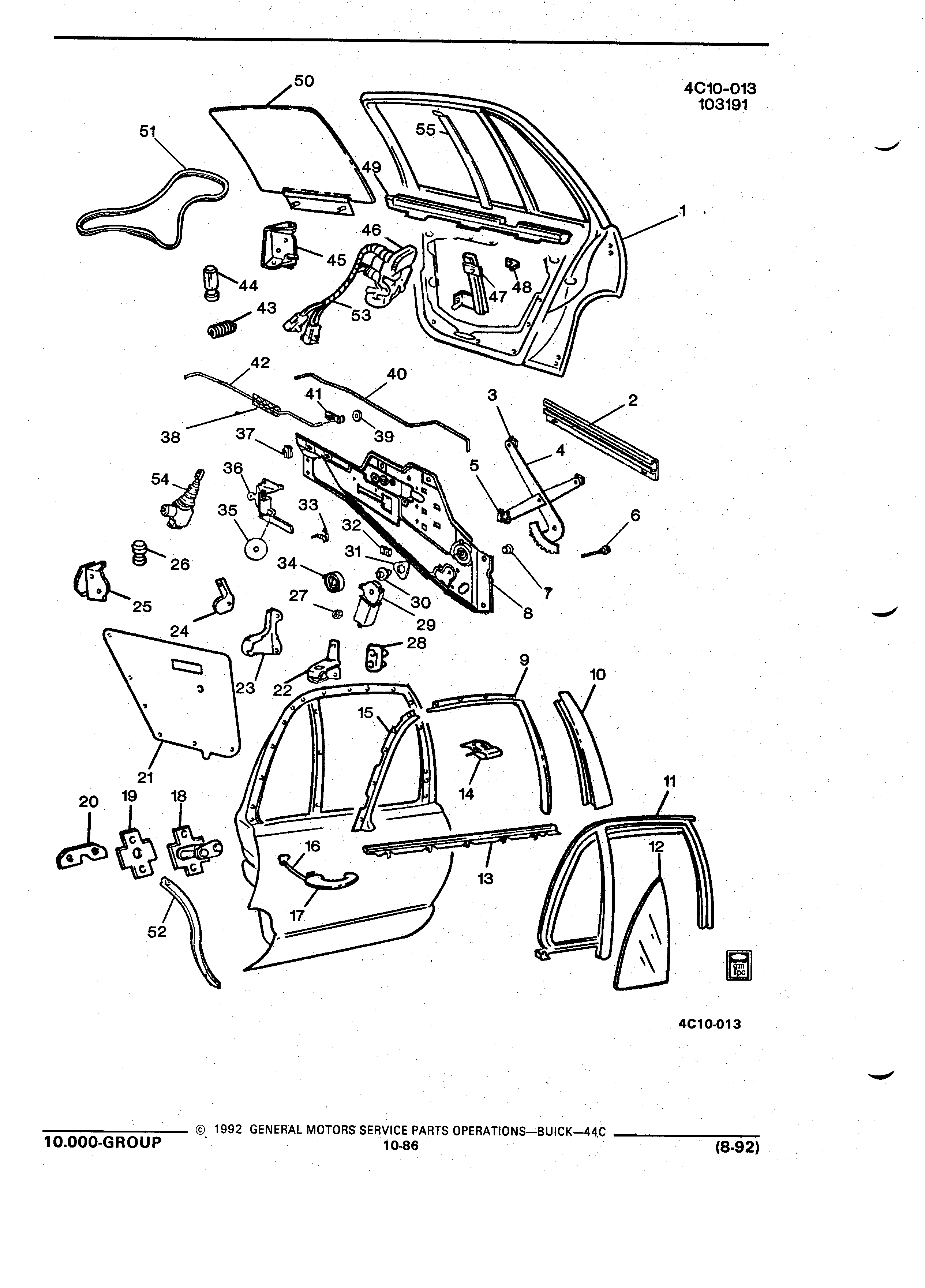 Parts and Illustration Catalog 44C August 1992