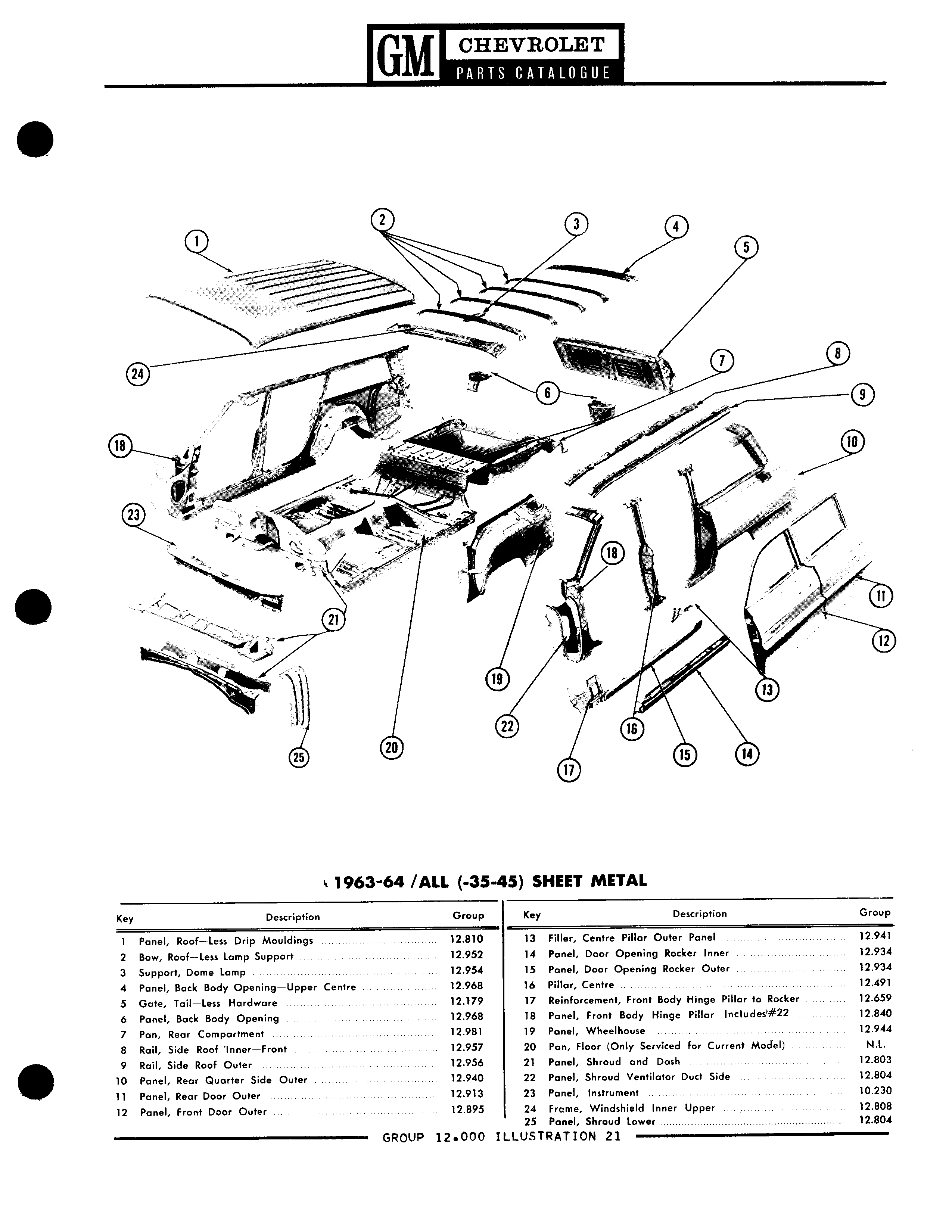 Parts Catalogue No. 651 December 1964