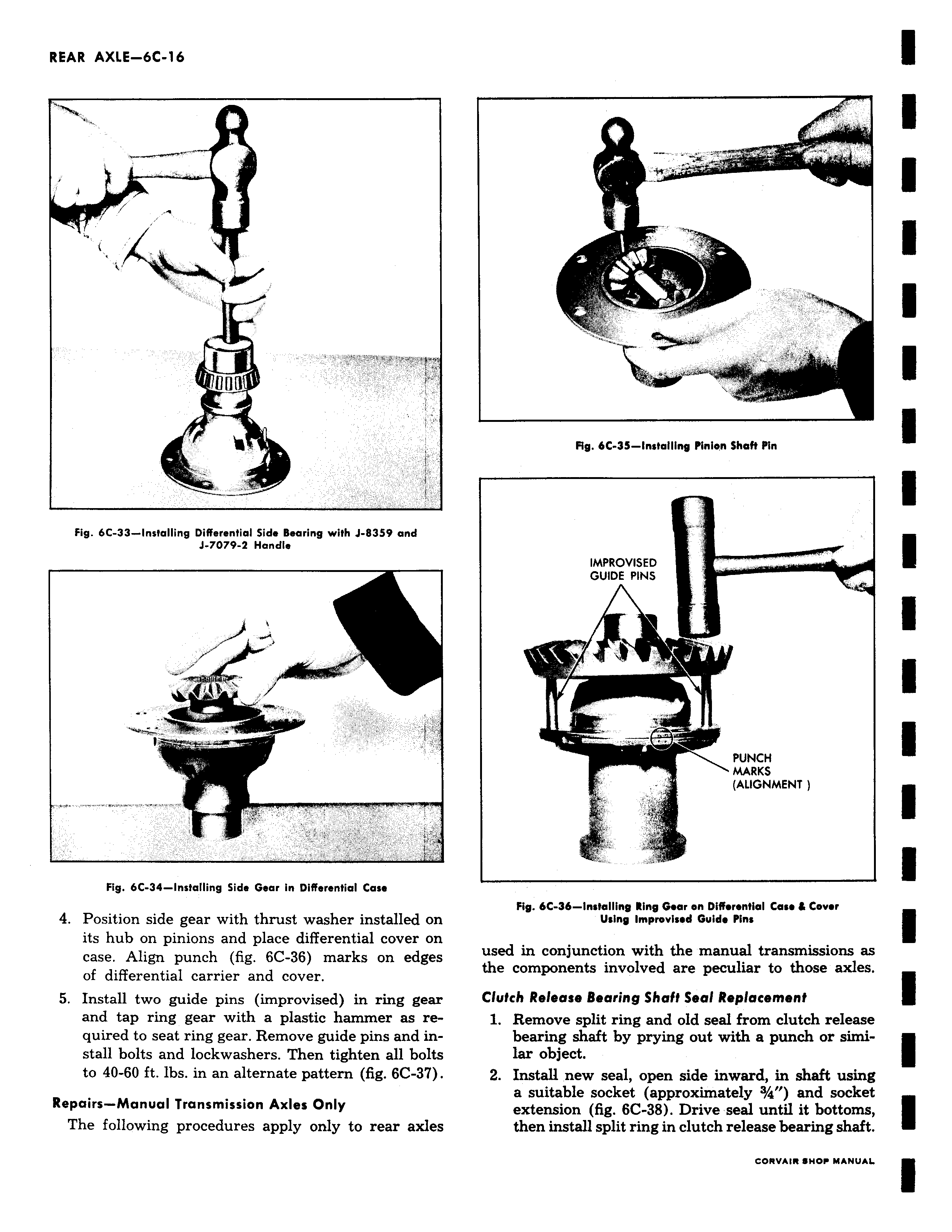 Corvair Shop Manual January 1961