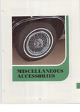 Previous Page - Dealer Accessory Catalog January 1974