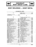 Previous Page - Chassis and Body Parts Catalog P&A 11 April 1977